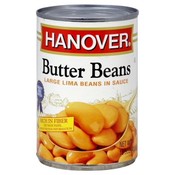 slide 1 of 1, Hanover Butter Beans, 15.5 oz