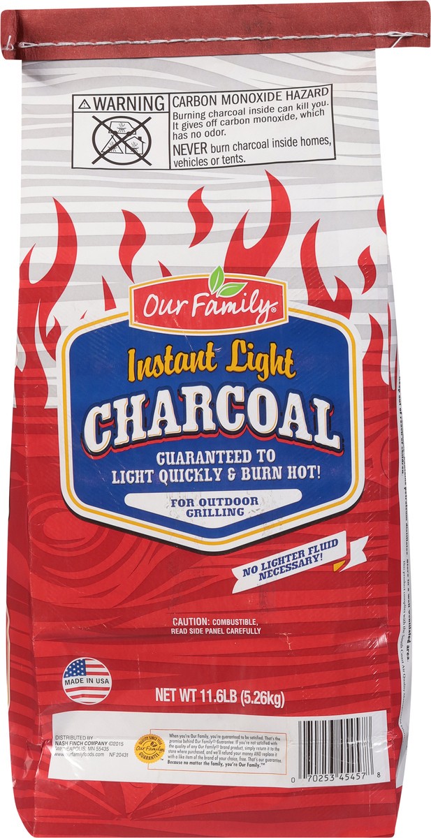 slide 2 of 11, Our Family Instant Light Charcoal 11.6 lb, 11.6 lb