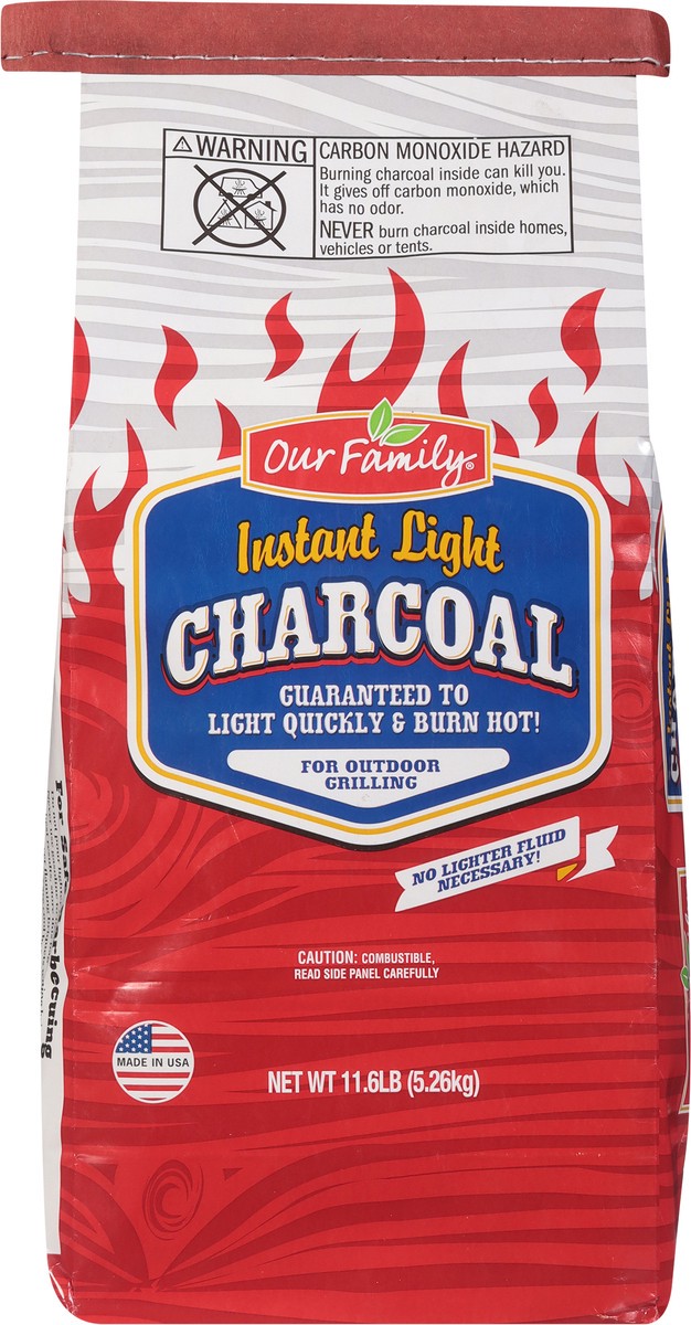 slide 3 of 11, Our Family Instant Light Charcoal 11.6 lb, 11.6 lb