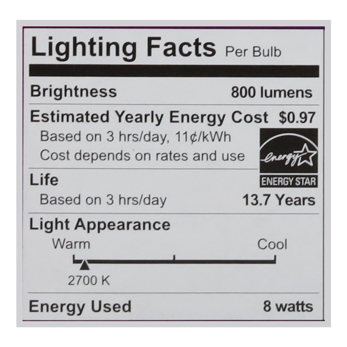 slide 11 of 12, Philips 8-Watt (60-Watt) A19 Led Light Bulbs, 2 ct