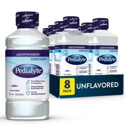 Pedialyte Electrolyte Solution, Unflavored 33.8 Oz