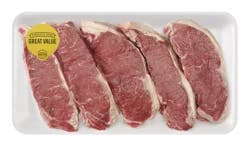 Rancher's Home Boneless New York Strip Value Pack, Per Package (Avg. 2.50 lb)