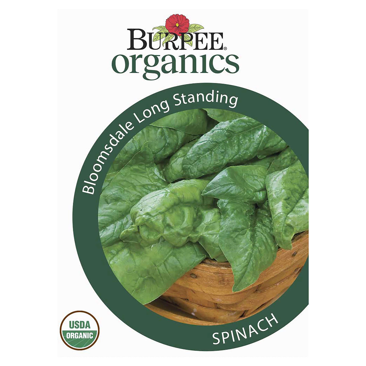 slide 1 of 5, Burpee Spinach Bloomsdale Long Stand Seeds, 1 ct