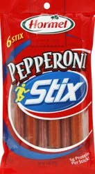 Hormel Pepperoni Snack Stix 6 Sticks