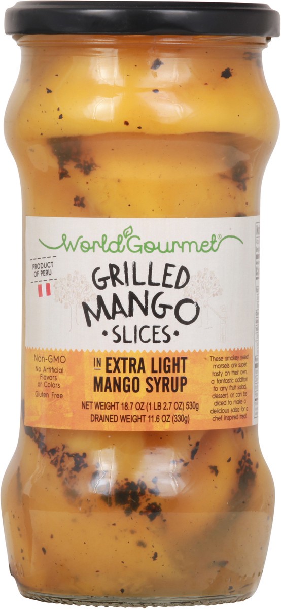 slide 1 of 12, World Gourmet In Extra Light Mango Syrup Grilled Mango Slices 18.7 oz, 18.7 oz