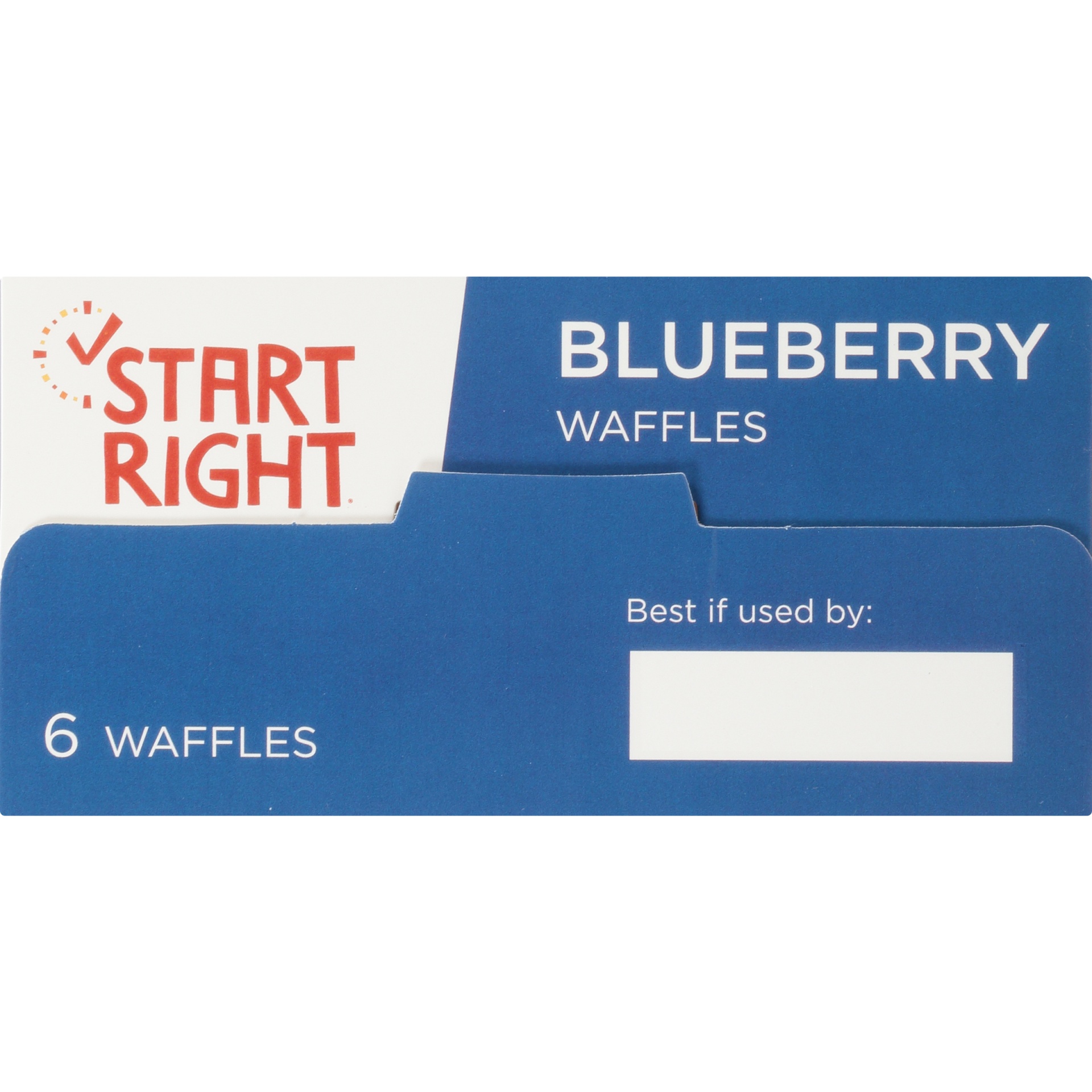 slide 2 of 6, Start Right Blueberry Waffles, 11 oz