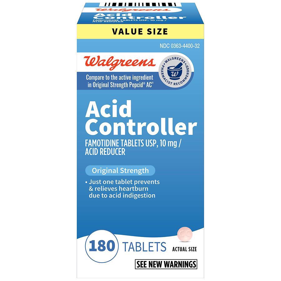 slide 1 of 5, Walgreens Acid Controller Tablets, 180 ct