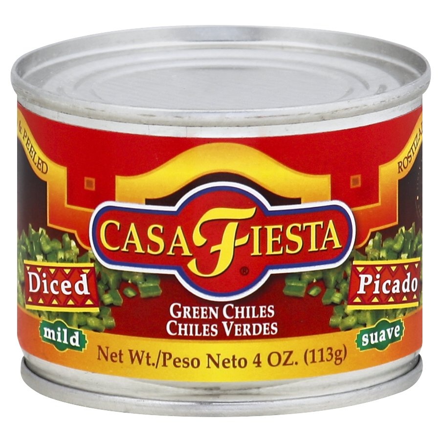 slide 1 of 2, Casa Fiesta Diced Green Chilies Mild, 4 oz