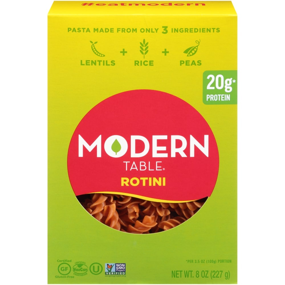 slide 1 of 1, Modern Table Complete Protein Pasta Rotini, 8 oz