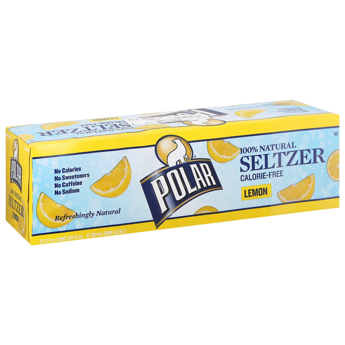 slide 14 of 14, Polar Lemon Seltzer 12 - 12 fl oz Cans, 12 ct