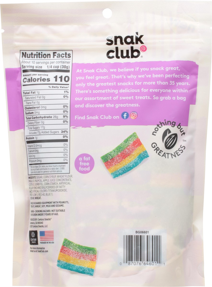 slide 2 of 9, Snak Club Rainbow Belt Bites 11 oz, 11 oz