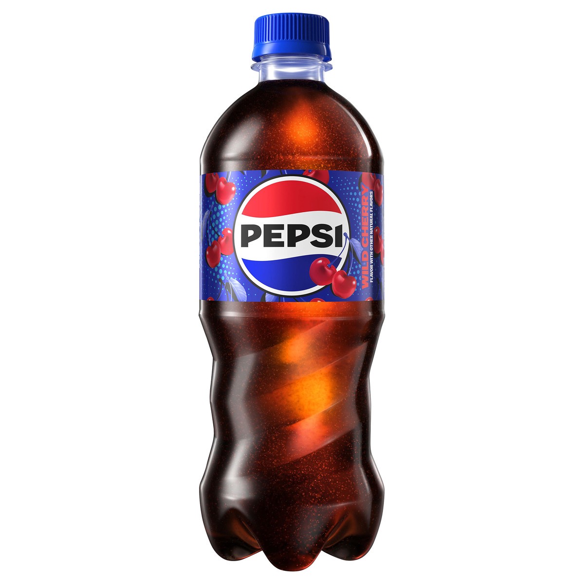 slide 1 of 4, Pepsi Soda Wild Cherry 20 Fl Oz, 20 fl oz