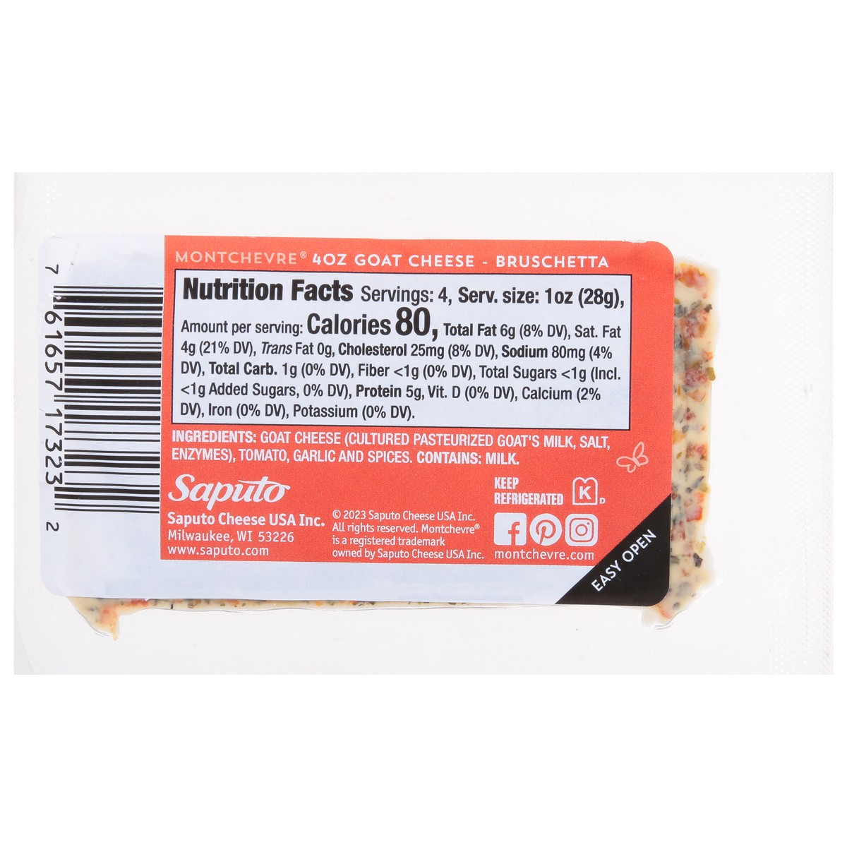 slide 12 of 12, Montchevre Bruschetta Goat Cheese 4 oz, 4 oz