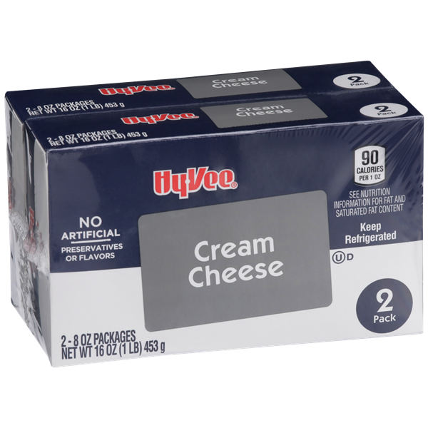 slide 1 of 1, Hy-vee Cream Cheese, 16 oz