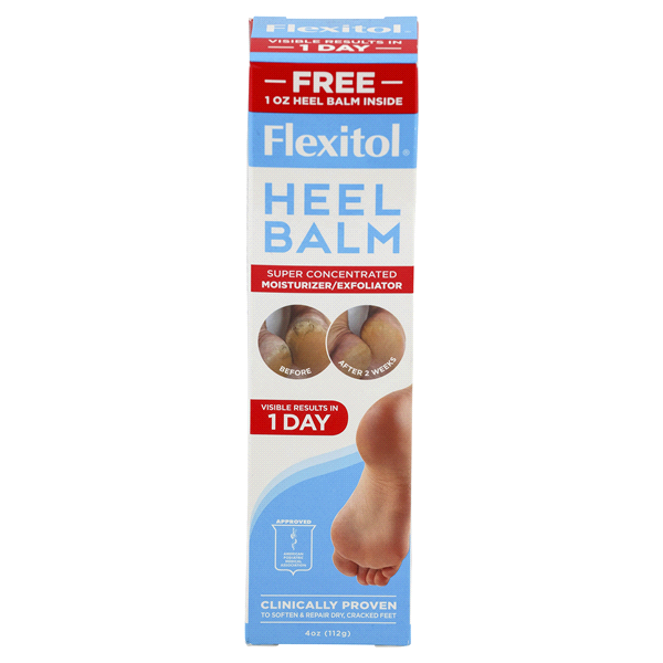 slide 1 of 5, Flexitol Heel Balm, 4 oz