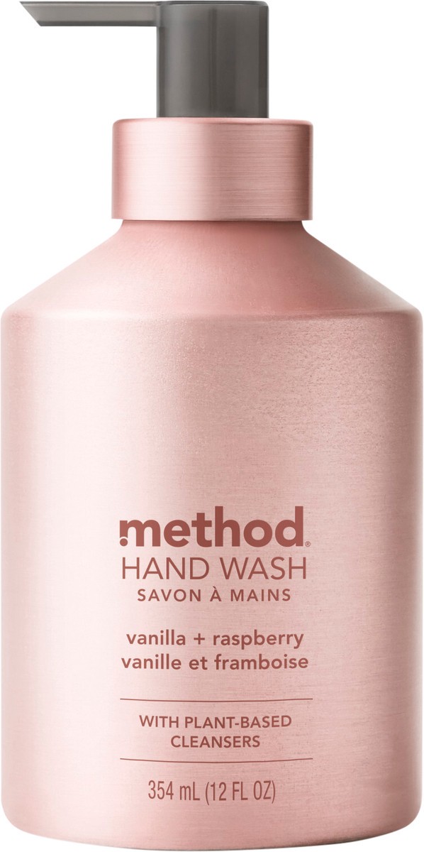 slide 3 of 3, Method Aluminum Gel Hand Soap - Vanilla + Raspberry - 12 fl oz, 12 fl oz