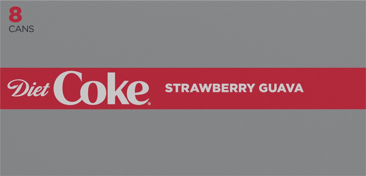 slide 7 of 14, Diet Coke Strawberry Guava Fridge Pack Cans, 12 fl oz, 8 Pack, 8 ct