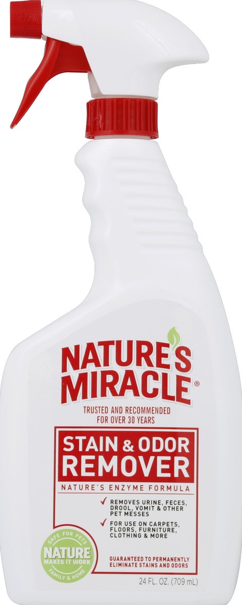 slide 2 of 2, Nature's Miracle Stain & Odor Remover 24 oz, 24 fl oz