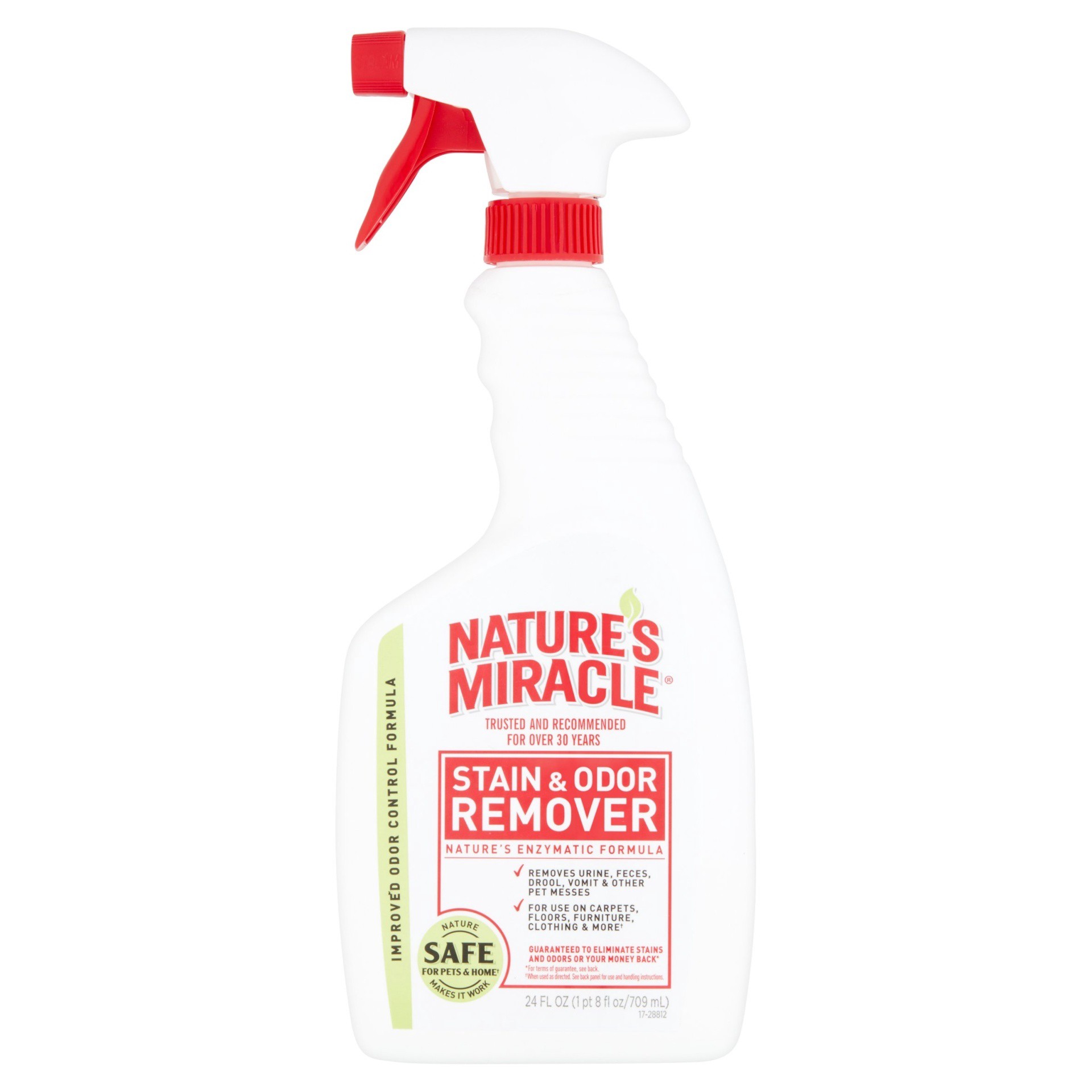 slide 1 of 2, Nature's Miracle Stain & Odor Remover 24 oz, 24 fl oz