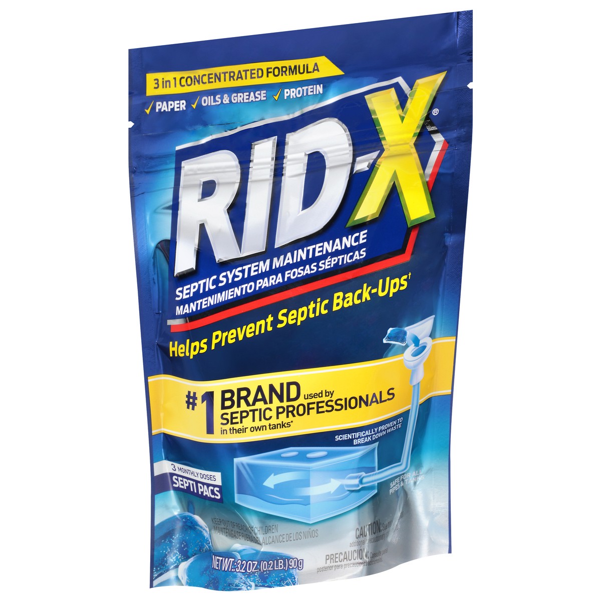 slide 2 of 12, RID-X Septi Pacs 3.2 oz, 3.2 oz