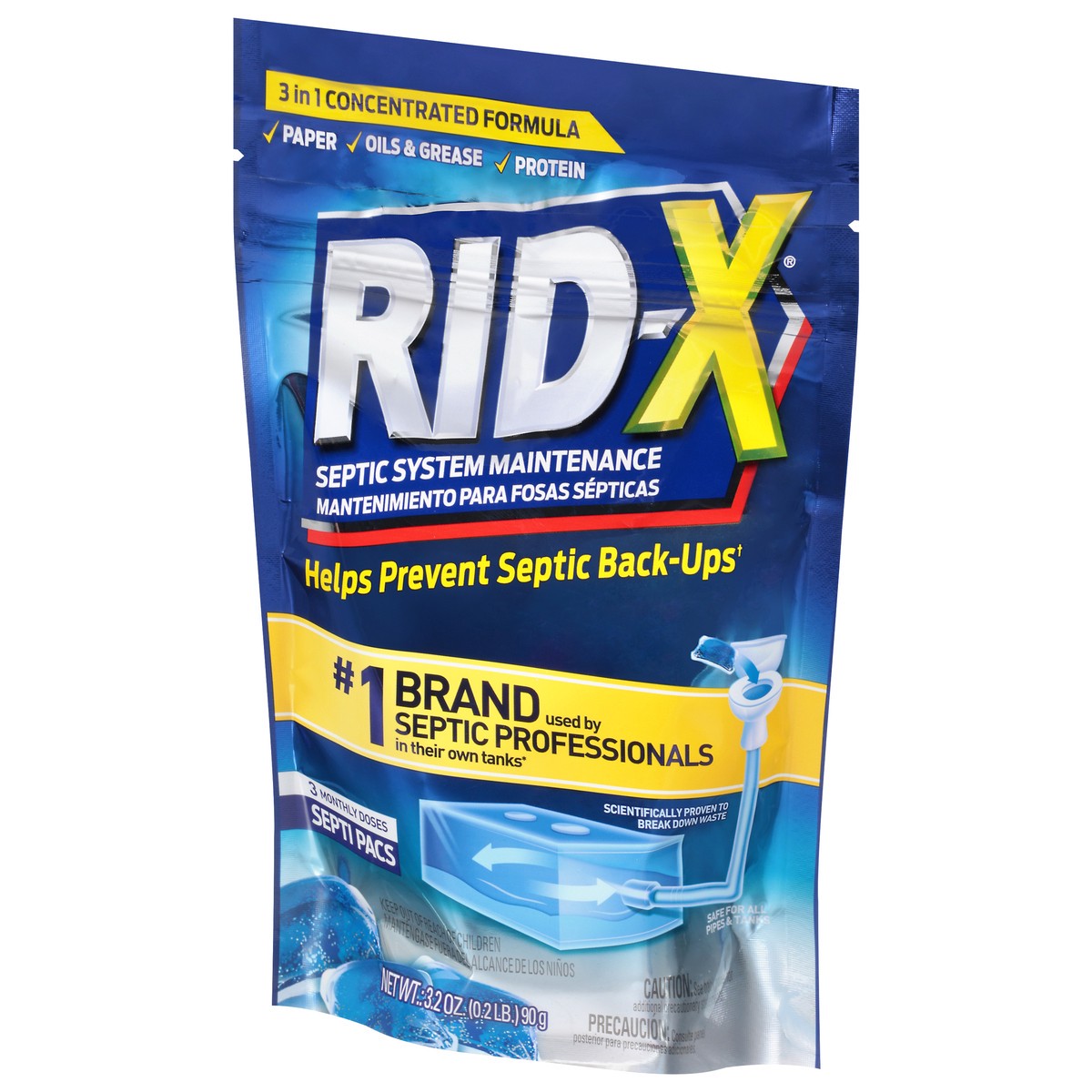 slide 12 of 12, RID-X Septi Pacs 3.2 oz, 3.2 oz