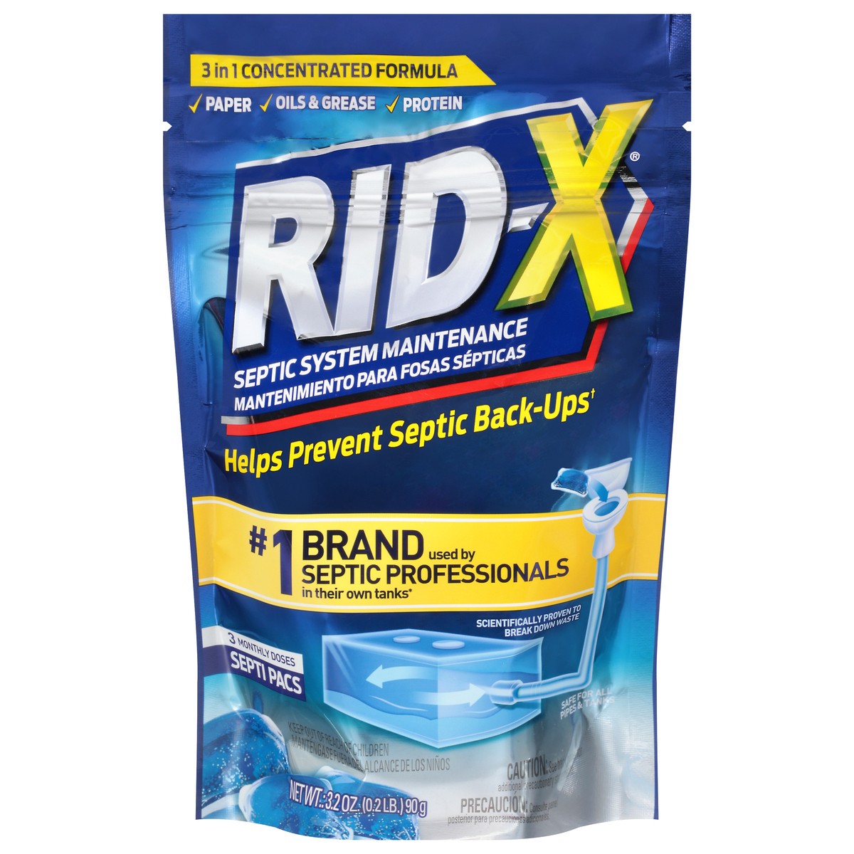 slide 7 of 12, RID-X Septi Pacs 3.2 oz, 3.2 oz