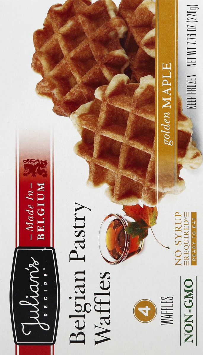 slide 3 of 6, Julian's Recipe Waffles 4 ea, 4 ct