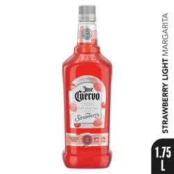 Jose Cuervo Authentic Margarita Strawberry Light Ready to Drink Cocktail (1.75 L)
