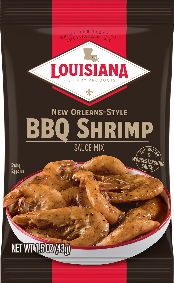 slide 5 of 9, Louisiana Fish Fry Products New Orleans-Style BBQ Shrimp Sauce Mix 1.5 oz, 1.5 oz