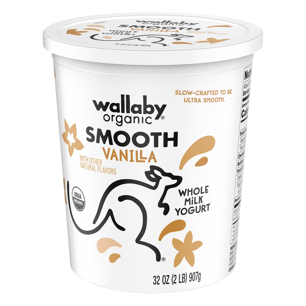 Wallaby Organic Aussie Smooth Vanilla Whole Milk Yogurt Shipt