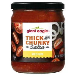 Giant Eagle Thick & Chunky Salsa, Medium