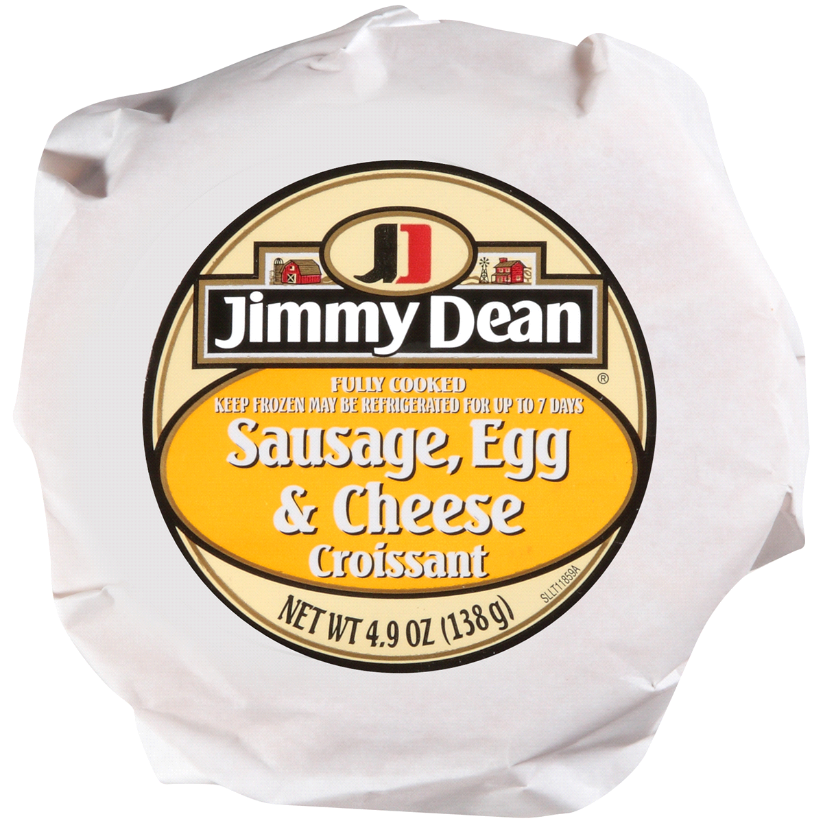 slide 1 of 1, Jimmy Dean Breakfast Sausage, Egg, Cheese Sandwich, 4.9 oz