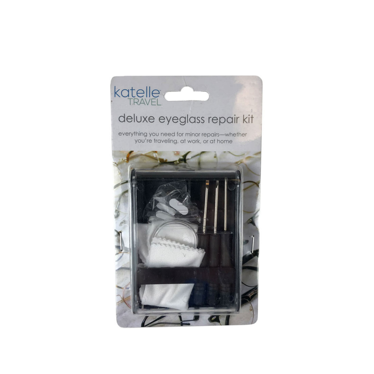 slide 1 of 9, Katelle Travel Deluxe Eyeglass Repair Kit, 1 ct
