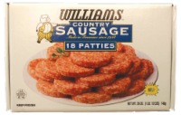 slide 1 of 1, Williams Sausage Patties, 18 ct