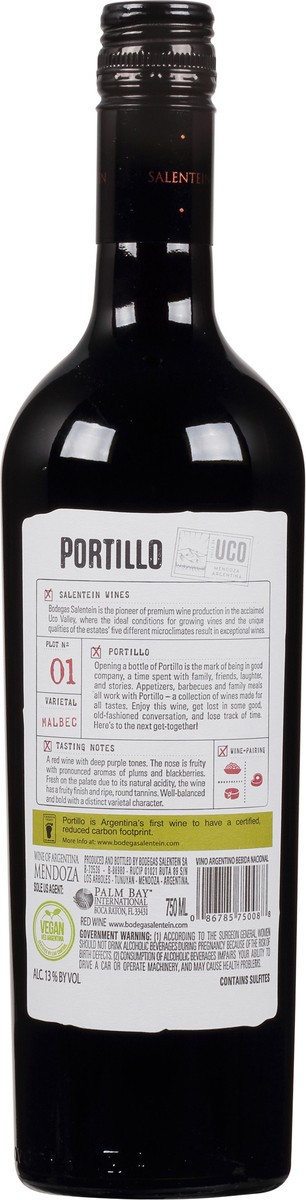 slide 3 of 7, Portillo Malbec, 750ml, 750 ml