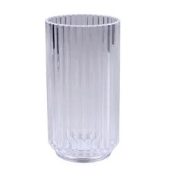 Room & Retreat Clear Acrylic Ribbed Tumbler, 20 Oz