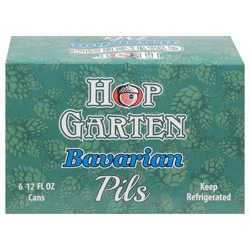 Red Oak Bavarian Pils Hop Garten Beer, 6 - 12 fl oz Cans