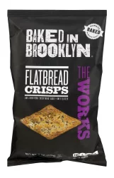 Baked in Brooklyn Flatbread Crisps The Works - 6 oz