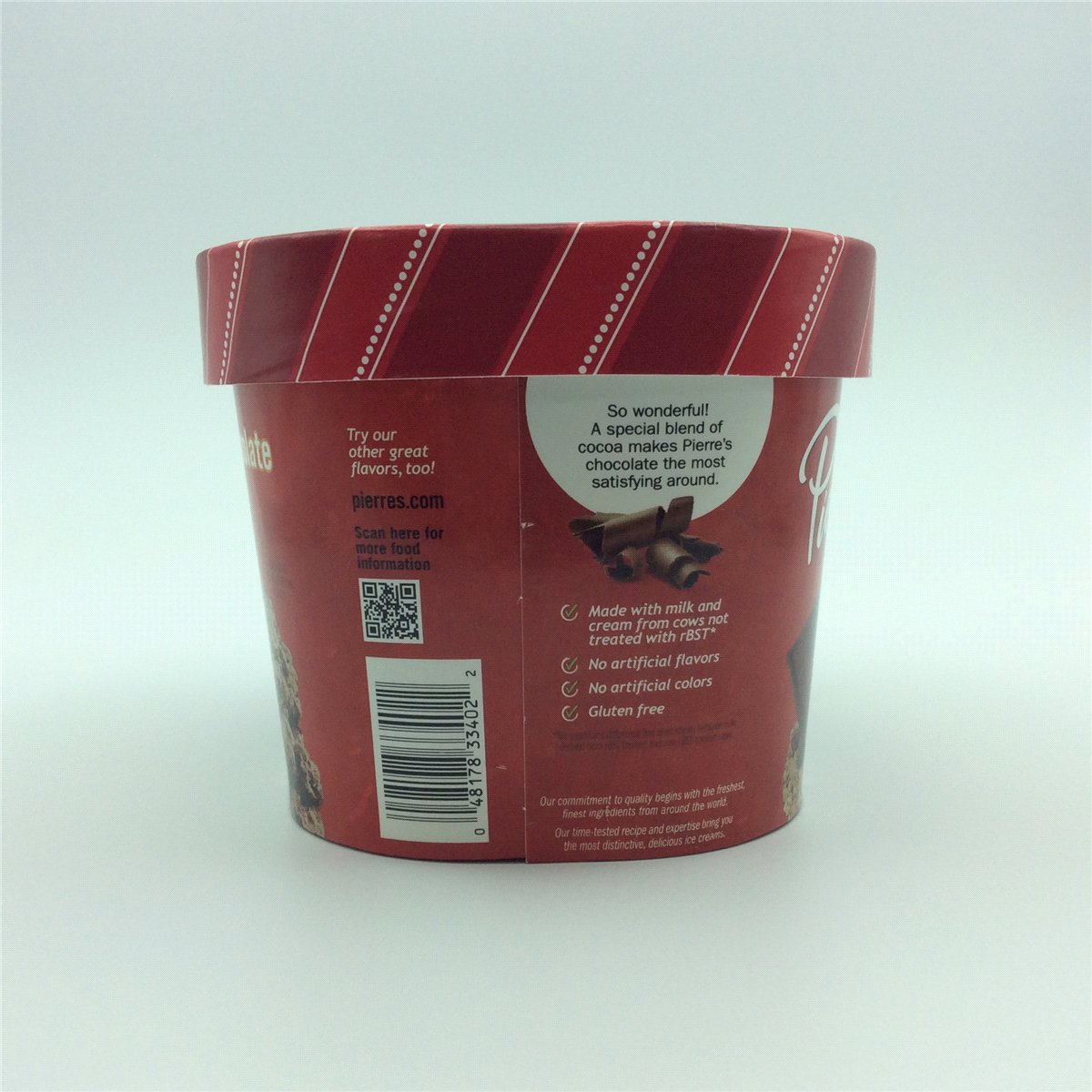 slide 5 of 9, Pierre's Pierres Chocolate Ice Cream, 48 fl oz