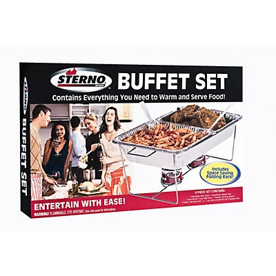 slide 1 of 1, Sterno Large Buffet Set, 1 oz