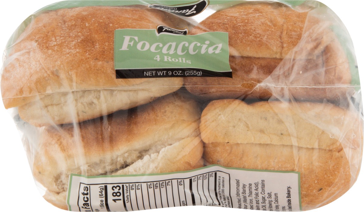 slide 6 of 9, Fantini Focaccia Rolls 4 ea, 4 ct