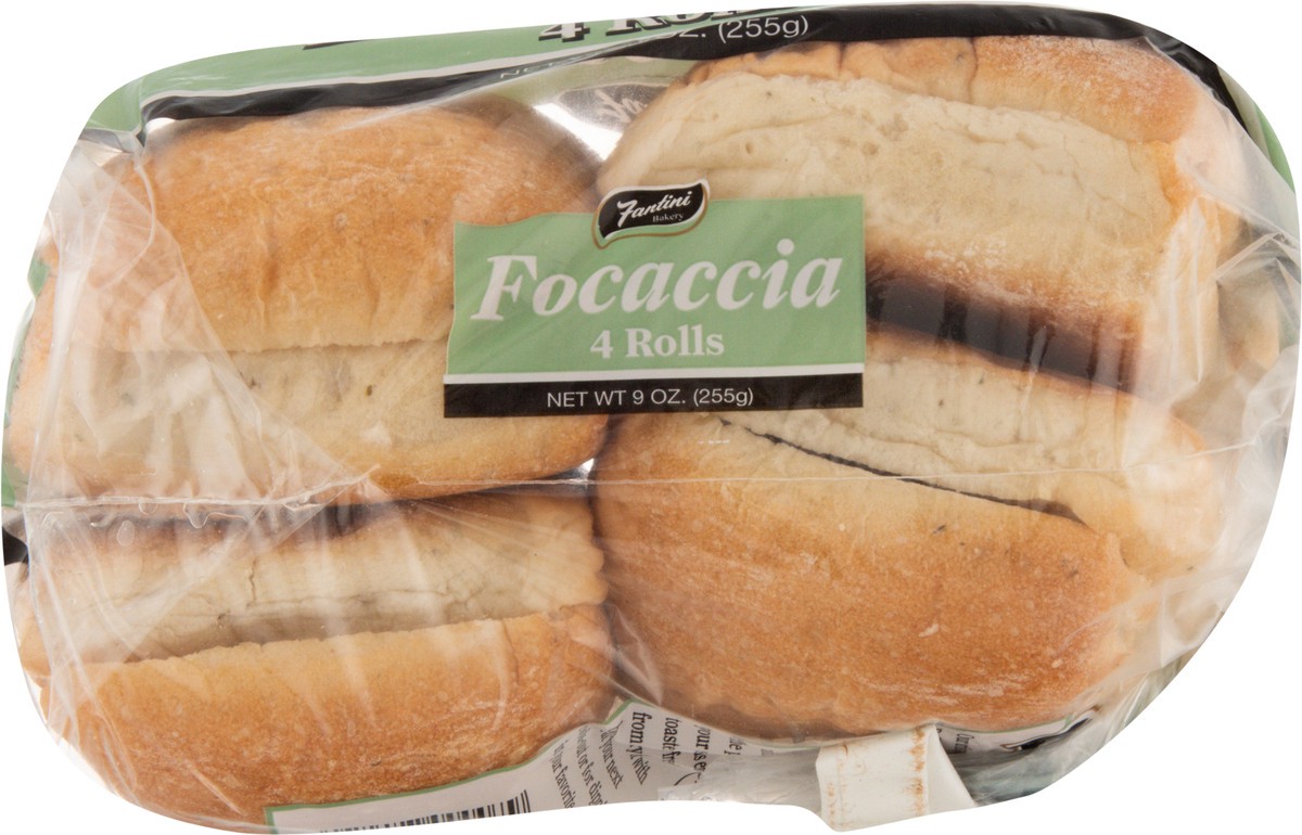 slide 8 of 9, Fantini Focaccia Rolls 4 ea, 4 ct
