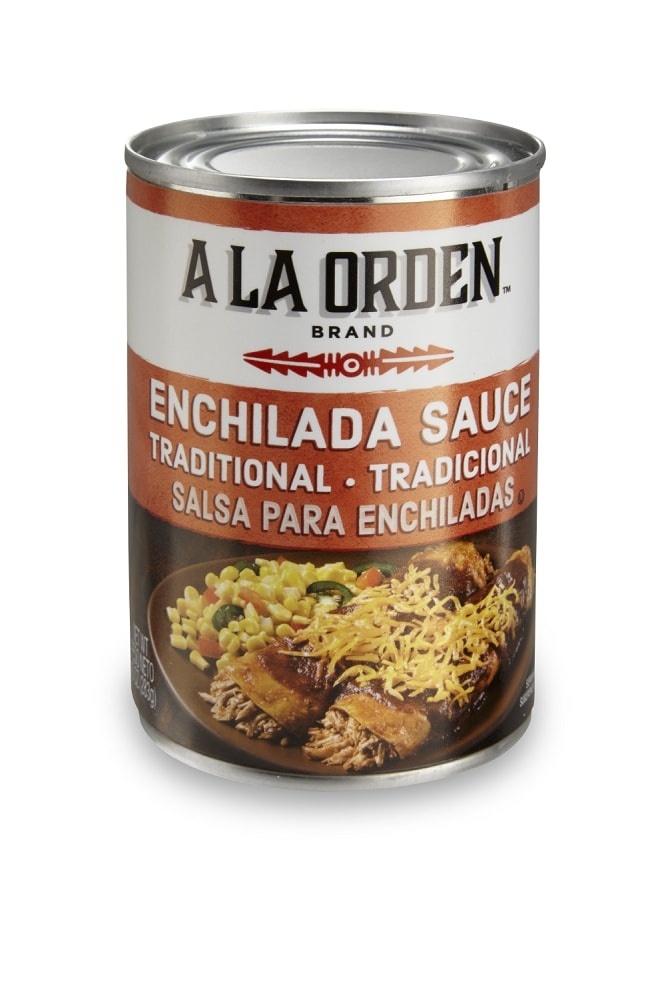 slide 1 of 1, A La Orden Red Enchilada Sauce, 10 oz