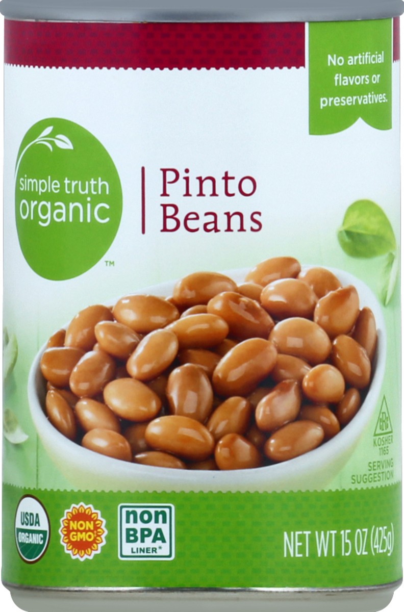 slide 1 of 3, Simple Truth Organic Pinto Beans 15 oz, 15 oz