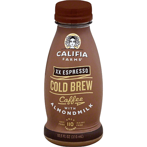 slide 2 of 5, Califia Farms Iced Coffee With Almond Milk Double Espresso - 10.5 oz, 10.5 oz