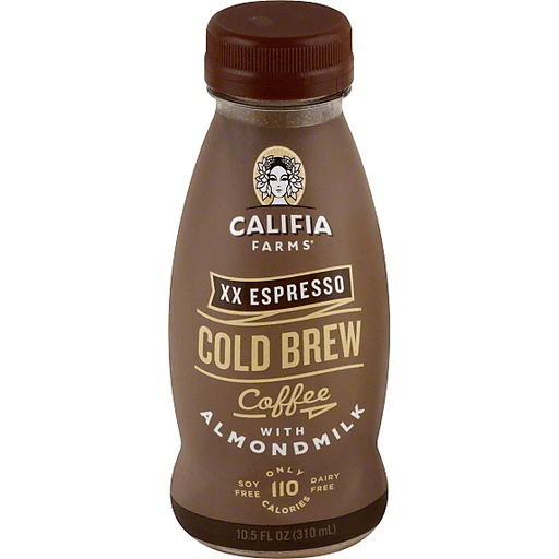slide 3 of 5, Califia Farms Iced Coffee With Almond Milk Double Espresso - 10.5 oz, 10.5 oz