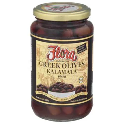 Flora Pitted Kalamata Greek Olives 19.6 oz