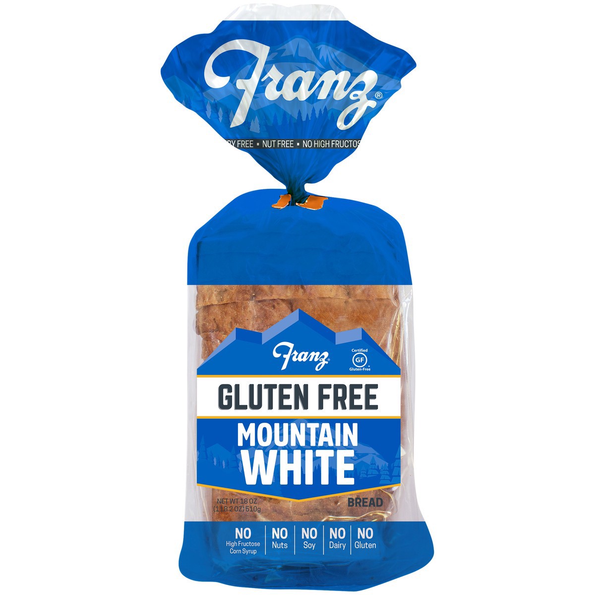 slide 6 of 6, Franz Gluten Free Mountain White, 18 oz