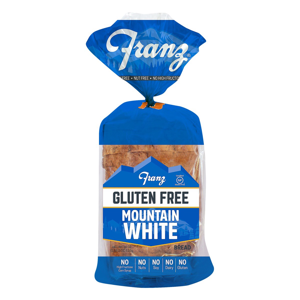 slide 1 of 6, Franz Gluten Free Mountain White, 18 oz