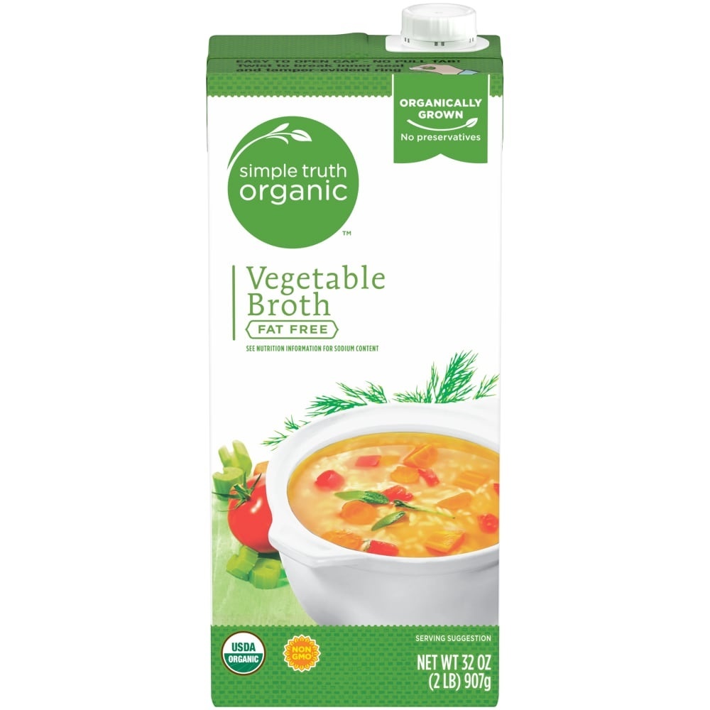 slide 1 of 1, Simple Truth Organic Broth 32 oz, 32 oz